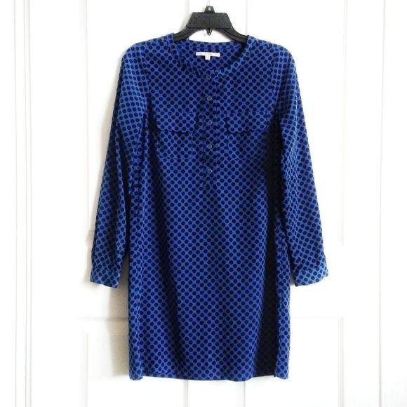 Gap Deborah Pocket Polka Dot Shirt Dress Size XS - Picture 1 of 7